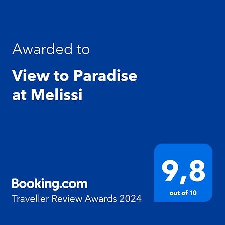 View To Paradise At Melissi Melission Exterior photo